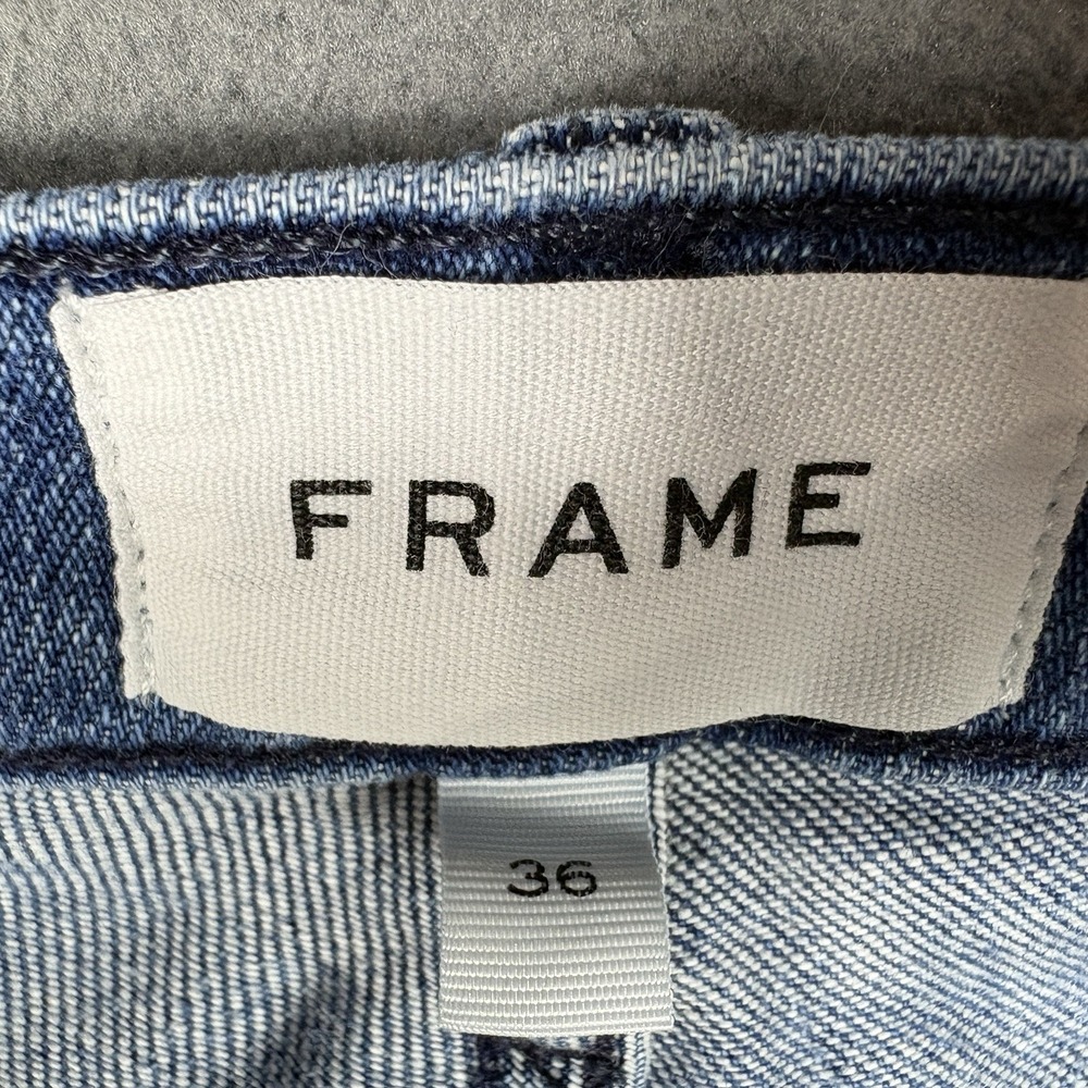 FRAME L'Homme Skinny Men's Jeans Size 36 Blue Wash Stretch Slim Denim - Picture 5 of 10